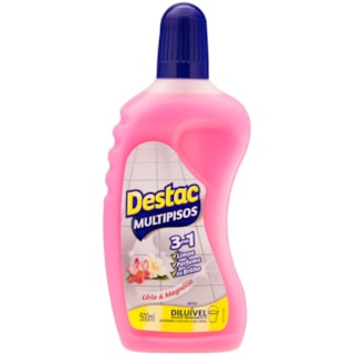 Limpador Multi Pisos Destac Brilho Lírio e Magnólia 500ml