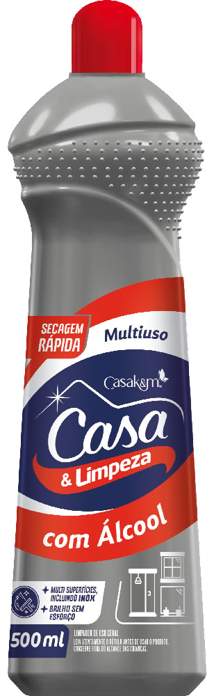 Limpador Veja Multiuso com Álcool Squeeze 500ml - Destro