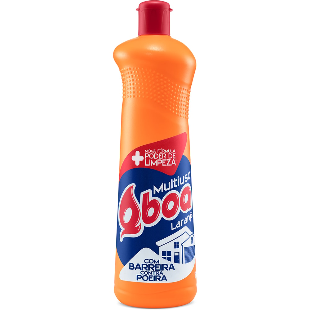 Limpador Multiuso Qboa Laranja 500ml - Destro