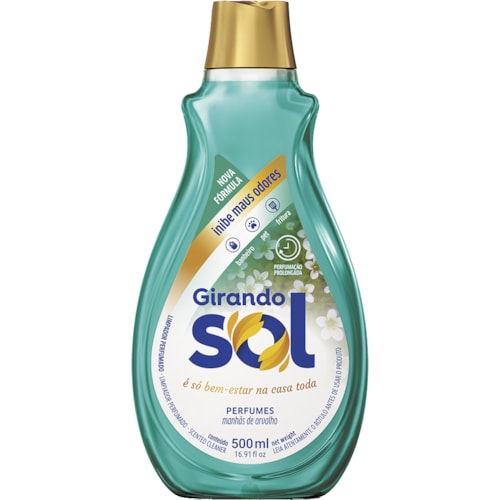 Limpador Perfumado Girando Sol Manhãs de Orvalho 500ml