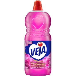 Limpador Perfumado Veja Perfumes Ipê Rosa e Begônia 2L