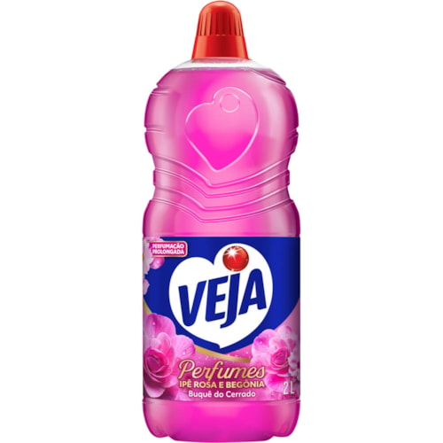 Limpador Perfumado Veja Perfumes Ipê Rosa e Begônia 2L