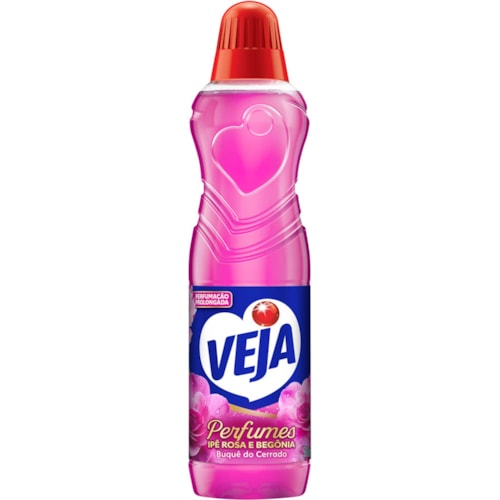 Limpador Perfumado Veja Perfumes Ipê Rosa e Begônia 500ml