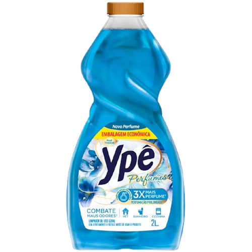 Limpador Perfumado Ypê Perfumes Azul Tropical 2L