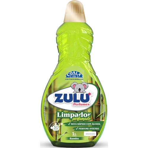 Limpador Perfumado Zulu Coala Bambu 1L