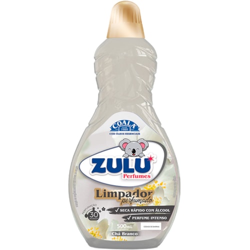 Limpador Perfumado Zulu Coala Chá Branco 500ml