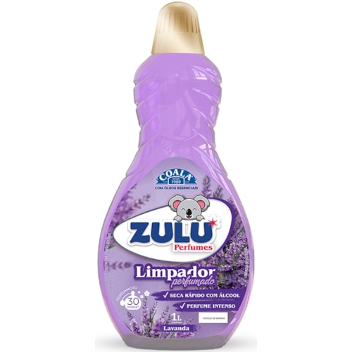 Limpador Perfumado Zulu Coala Lavanda 1L