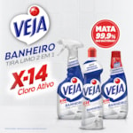 Limpador Veja Banheiro X-14 2 em 1 Tira Limo Refil 500ml