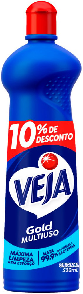 Limpador Veja Multiuso Gold Original Squeeze 500ml Promocional