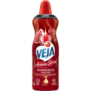 Limpador Veja Perfumado Aroma Sense Romance 1l