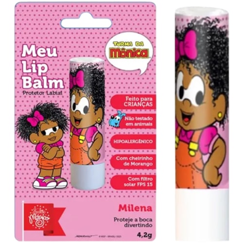 Lip Balm Turma da Mônica Infantil Milena FPS15