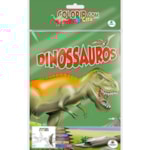 Livro de Colorir Todolivro Dinossauros Com Giz de Cera