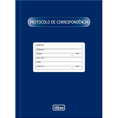 Livro de Protocolo de Correspondência Tilibra 104 Folhas