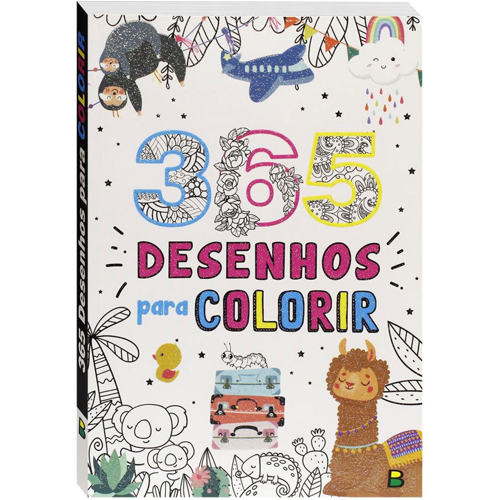 Livro TodoLivro 365 Desenhos Para Colorir - Destro