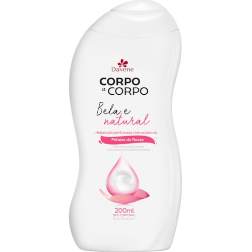 Loção Hidratante Davene Corpo a Corpo Natural 200ml