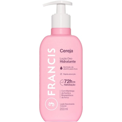 Loção Hidratante Francis Cereja 200ml