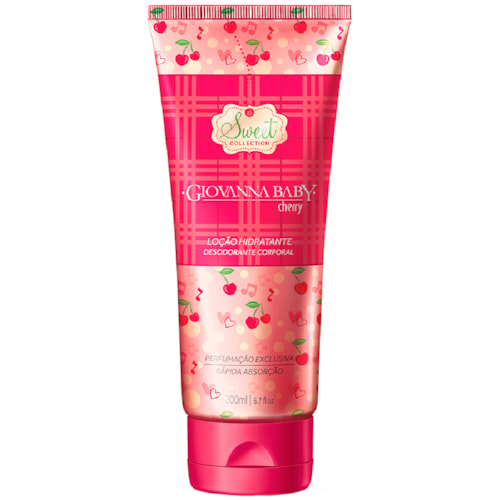 Loção Hidratante Giovanna Baby Cherry 200ml