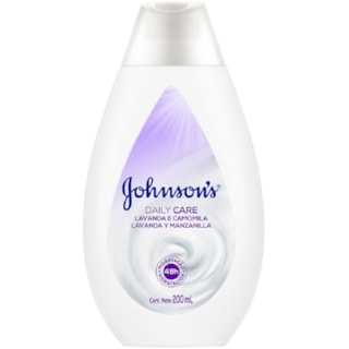 Loção Hidratante Johnson's Daily Care Lavanda e Camomila 200ml