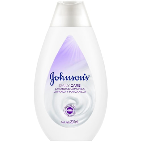 Loção Hidratante Johnson's Daily Care Lavanda e Camomila 200ml