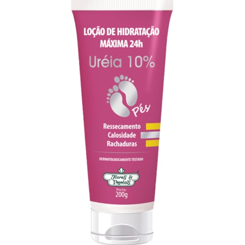 Loção Hidratante Máxima 24h Pés Flores & Vegetais 200g