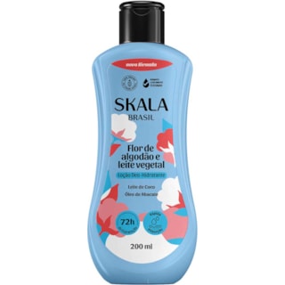 Loção Hidratante Skala Brasil Flor de Algodão e Leite Vegetal 200ml