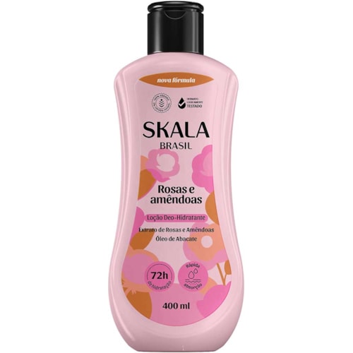 Loção Hidratante Skala Brasil Rosas e Amêndoas 200ml