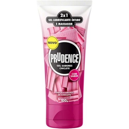Lubrificante Íntimo Prudence Sabor Chiclete 100g
