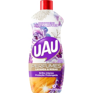 Lustra Móveis UAU Lavanda e Rosas 200ml