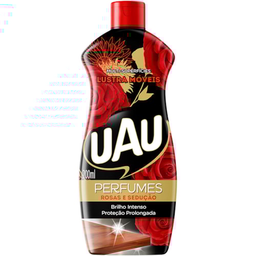 Lustra Móveis UAU Lavanda e Rosas 200ml