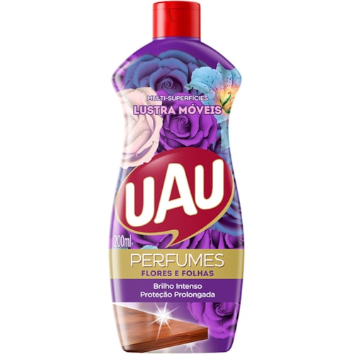 Lustra Móveis UAU Lavanda e Rosas 200ml