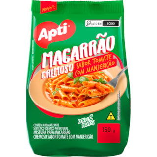 Macarrão Apti Sabor Tomate com Manjericão Cremoso 150g