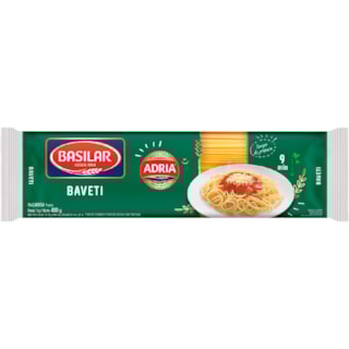 Macarrão Basilar Baveti Semolado 400g