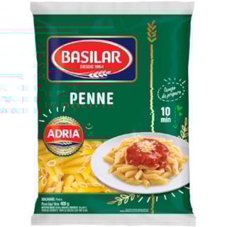 Macarrão Basilar Penne Semolado 400g