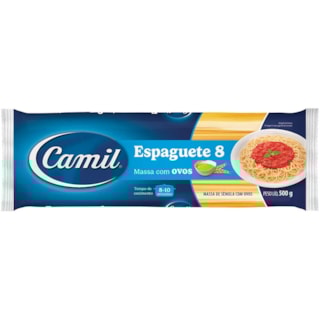 Macarrão Camil Espaguete 8 com Ovos 500g