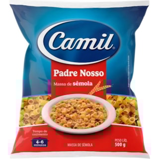 Macarrão Camil Padre Nosso Sêmola 500g