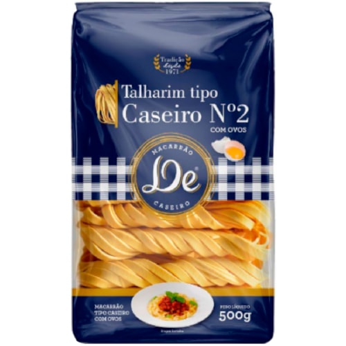Macarrão DE Talharim Caseiro N2 500g