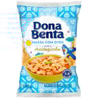 Macarrão Dona Benta Aviãozinho com Ovos 500g