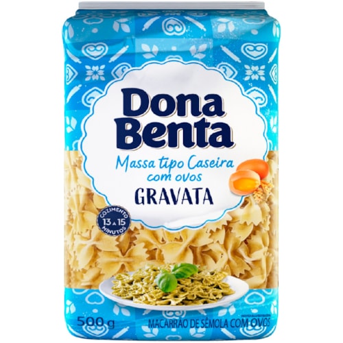 Macarrão Dona Benta Gravata com Ovos 500g