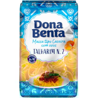 Macarrão Dona Benta Talharim N2 com Ovos 500g
