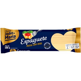 Macarrão Espaguete Chácara João E Maria Com Ovos 500g