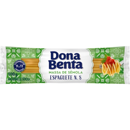 Macarrão Espaguete Dona Benta Sêmola 500g