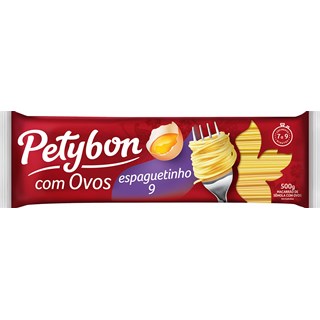Macarrão Espaguetinho com ovos Petybon 500g