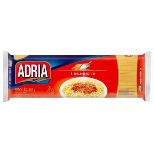 Macarrão Fidelinho com Ovos Adria 500g