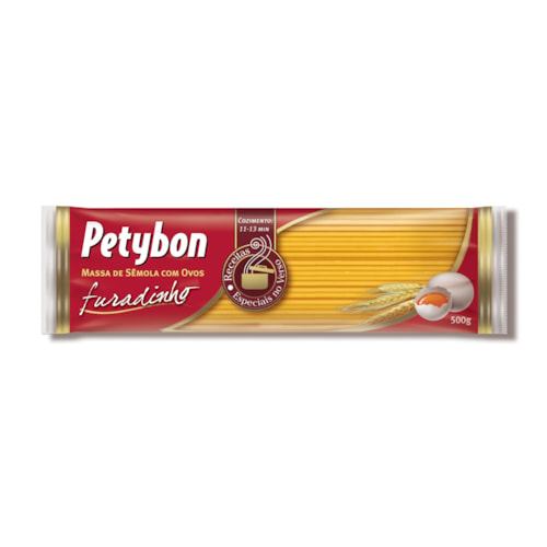 Macarrão Furadinho com ovos Petybon 500g