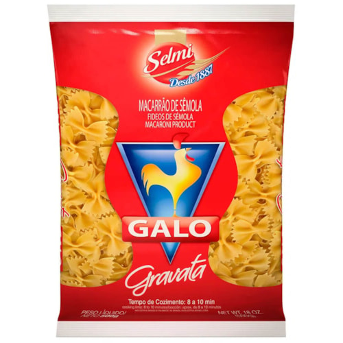 Macarrão Galo Gravata Sêmola 500g