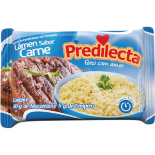 Macarrão Instantâneo Predilecta Carne 74,3g