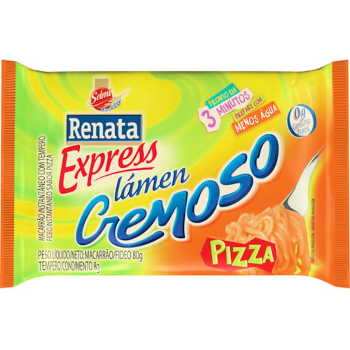 Macarrão Instantâneo Renata Cremoso Sabor Pizza 88g