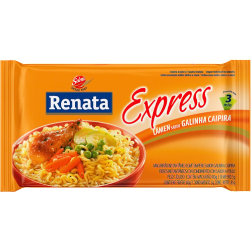 Macarrão Instantâneo Renata Galinha Caipira 85g