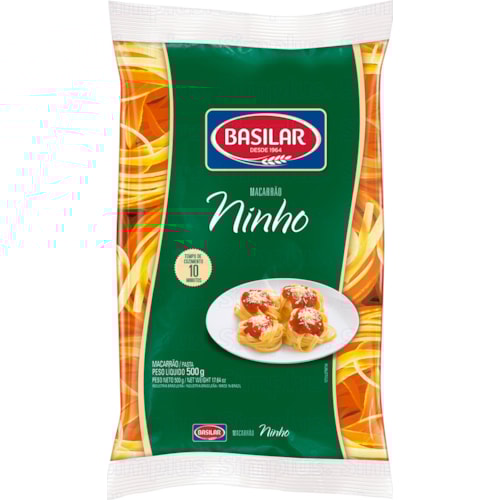 Macarrão Ninho Basilar Semolado 500g