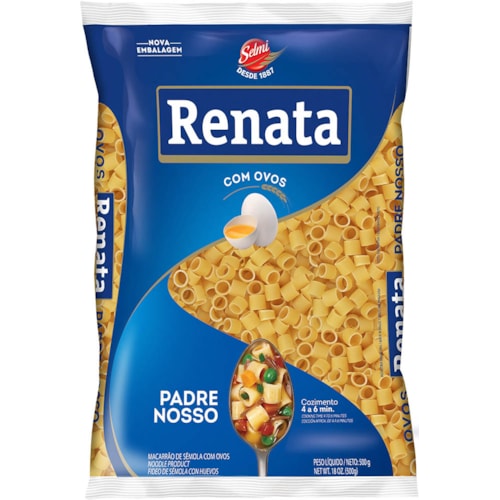 Macarrão Padre Nosso Renata Com Ovos 500g